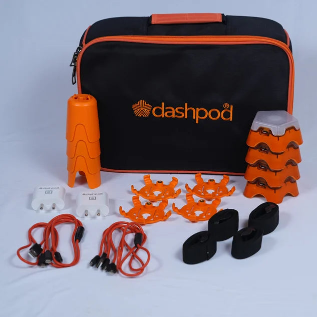 Dashpod Personal Pro 4DP Kit – Cognitive & Fitness Performance Tracker for Individuals & Small Groups, Home & Gym Use